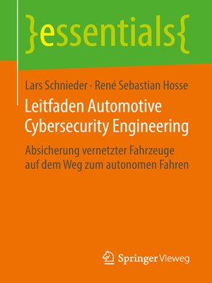 cover image of Leitfaden Automotive Cybersecurity Engineering